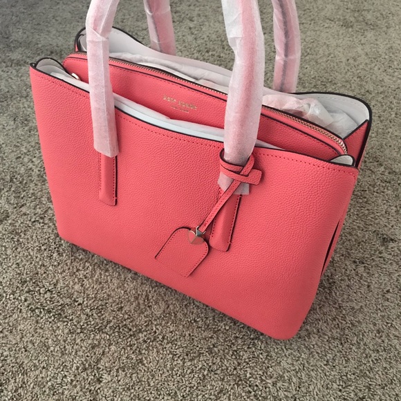 NWT! Kate Spade Large Margaux Leather Satchel - Picture 10 of 12